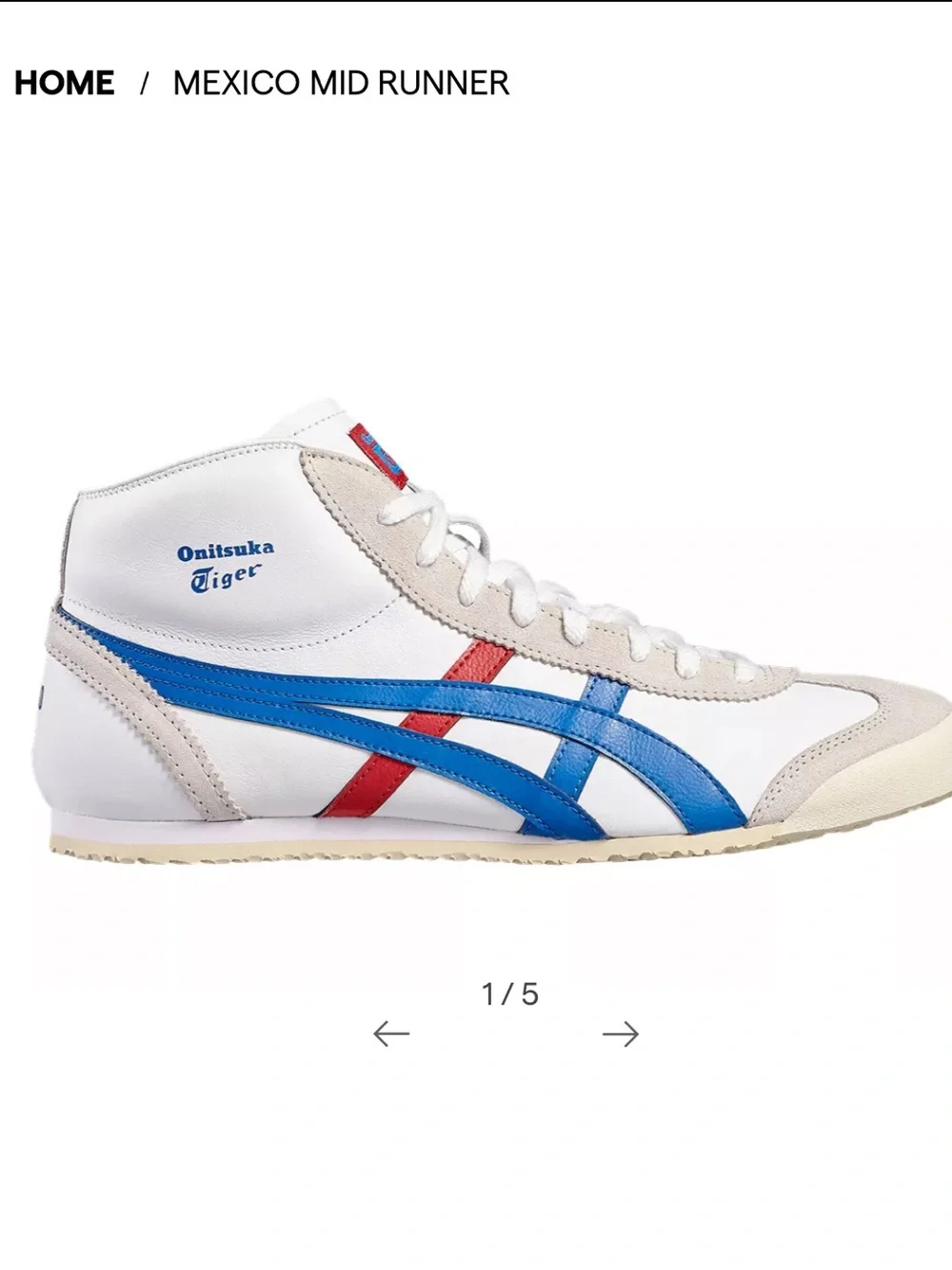 EUC Onitsuka Tiger Mid Runner Mexico Sneakers 10